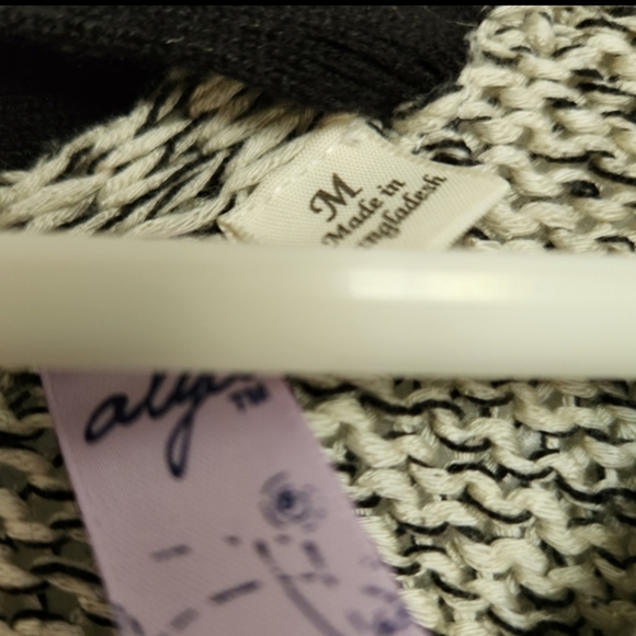 Nwot Francescas Alya Marled Sweater Criss-cross Back - Picture 5 of 7